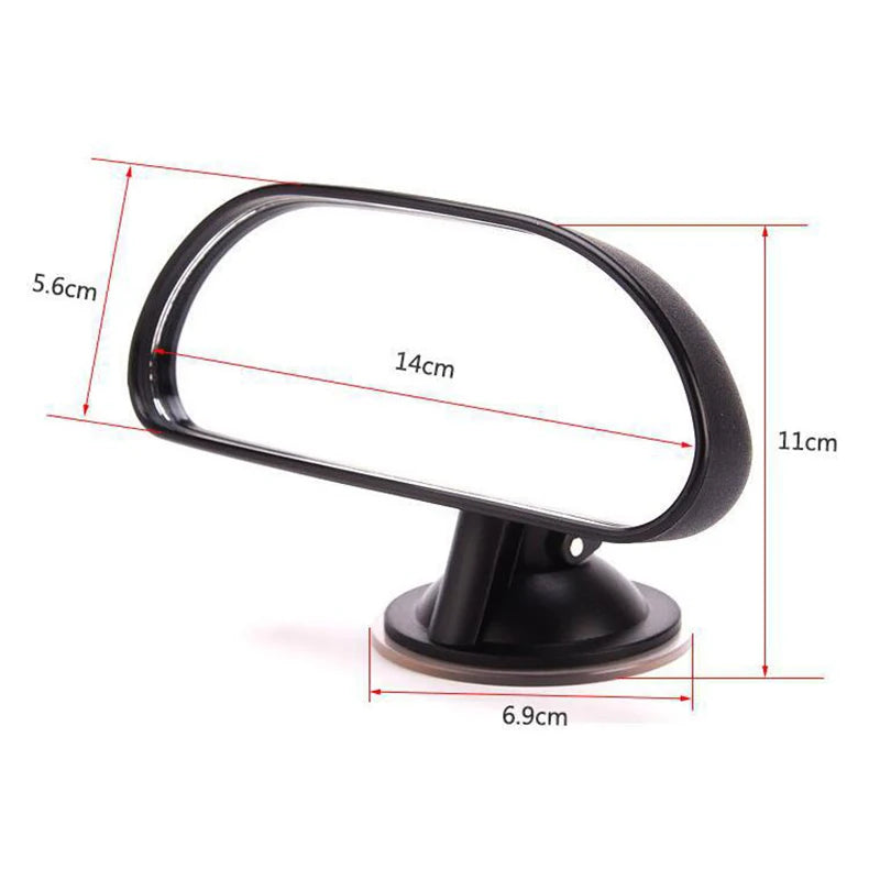 Car Baby Interior Rearview Mirror Adjustable Convex Mirror With Suction Cup Easy to install Automobiles Interior Accessories