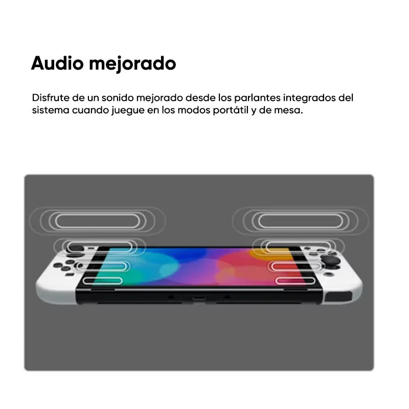 Nintendo Switch OLED Model Video Game Console with White Joy-Con 7 Inch OLED Screen Adjustable Console TV Tabletop Handheld Mode