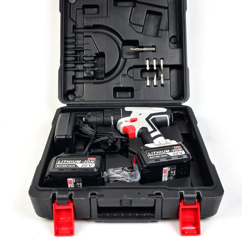 20V 10mm Electric Impact Drill Cordless Drill Electric Screwdriver DIY Driver Power Tool for Makita 18V Battery