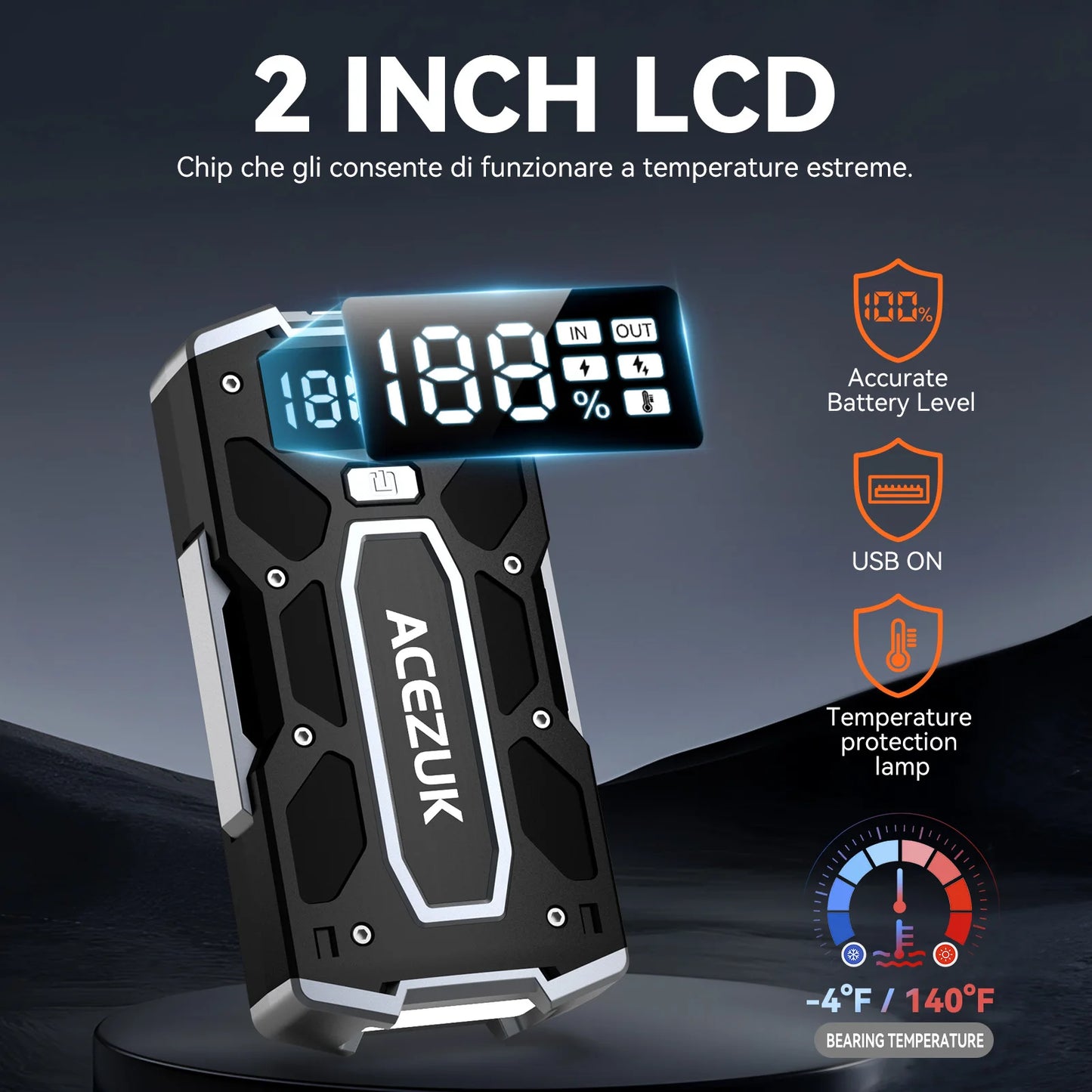 4000A Car Jump Starter Power Bank 12V 21800mAh Starting Device Emergency Car Battery Charger Booster Buster For 10L 8.0L