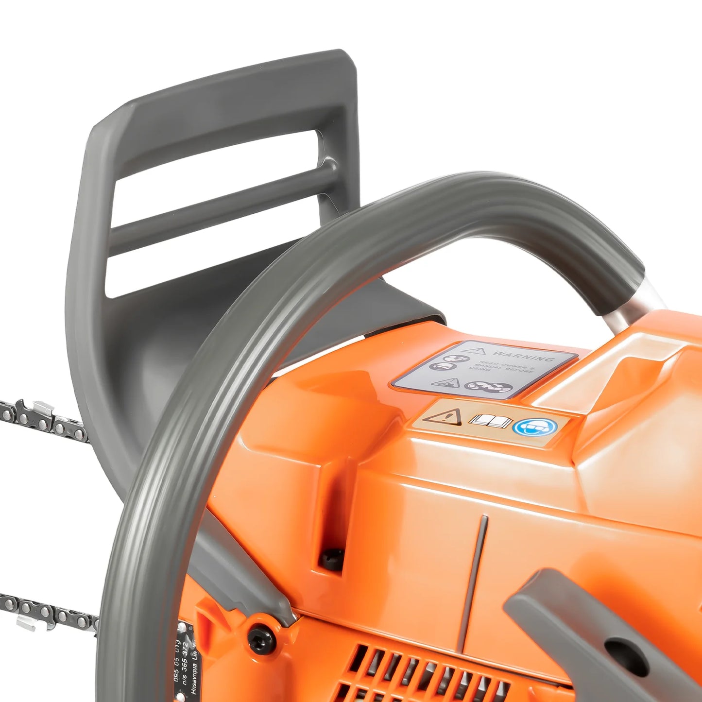 2-Stroke 72cc Gasoline Powered Chainsaw with 24'' Guide Bar Saw Chain Engine Farm Trees Wood Branch Cutting Tool