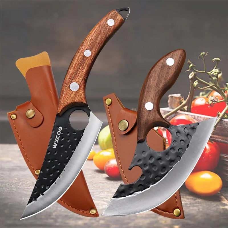 1-7 Piece Professional Kitchen Knife Set Chef Sashimi Boning Cleaver Utility