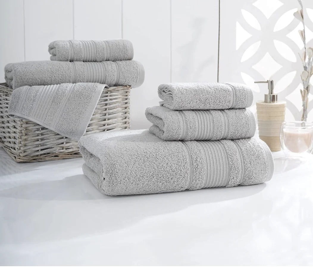 4-Piece Washcloths Towels Set, 100% Turkish Cotton Premium Quality Towels for Bathroom, Quick Dry Soft and Absorbent Turkish Tow