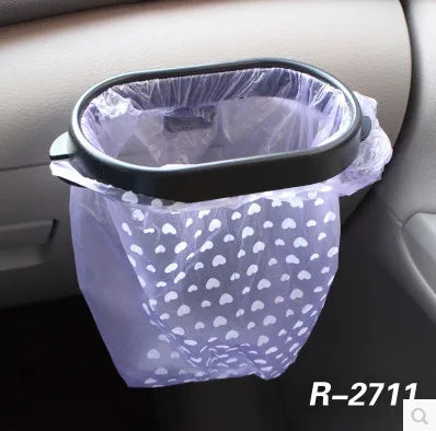 Foldable Car Organizer Frame Auto Trash Can Car Accessories Automobile Garbage Rubbish Waste Holder