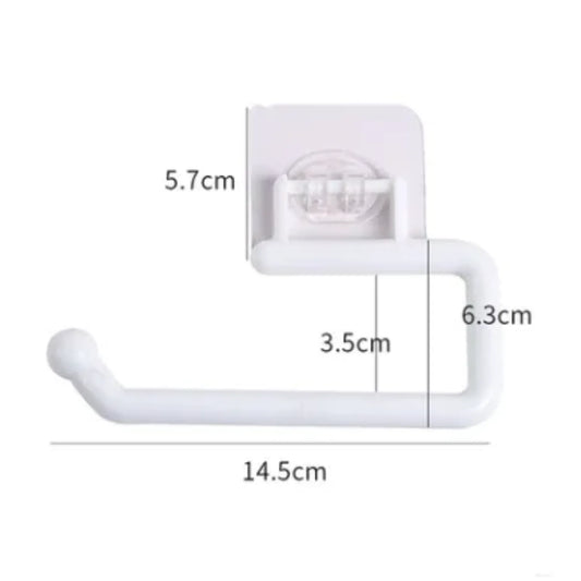 Kitchen Tissue Holder Hanging Toilet Roll Paper Holder Kitchen Paper Towel Rack Bathroom Cabinet Door Hook Holder Organizer