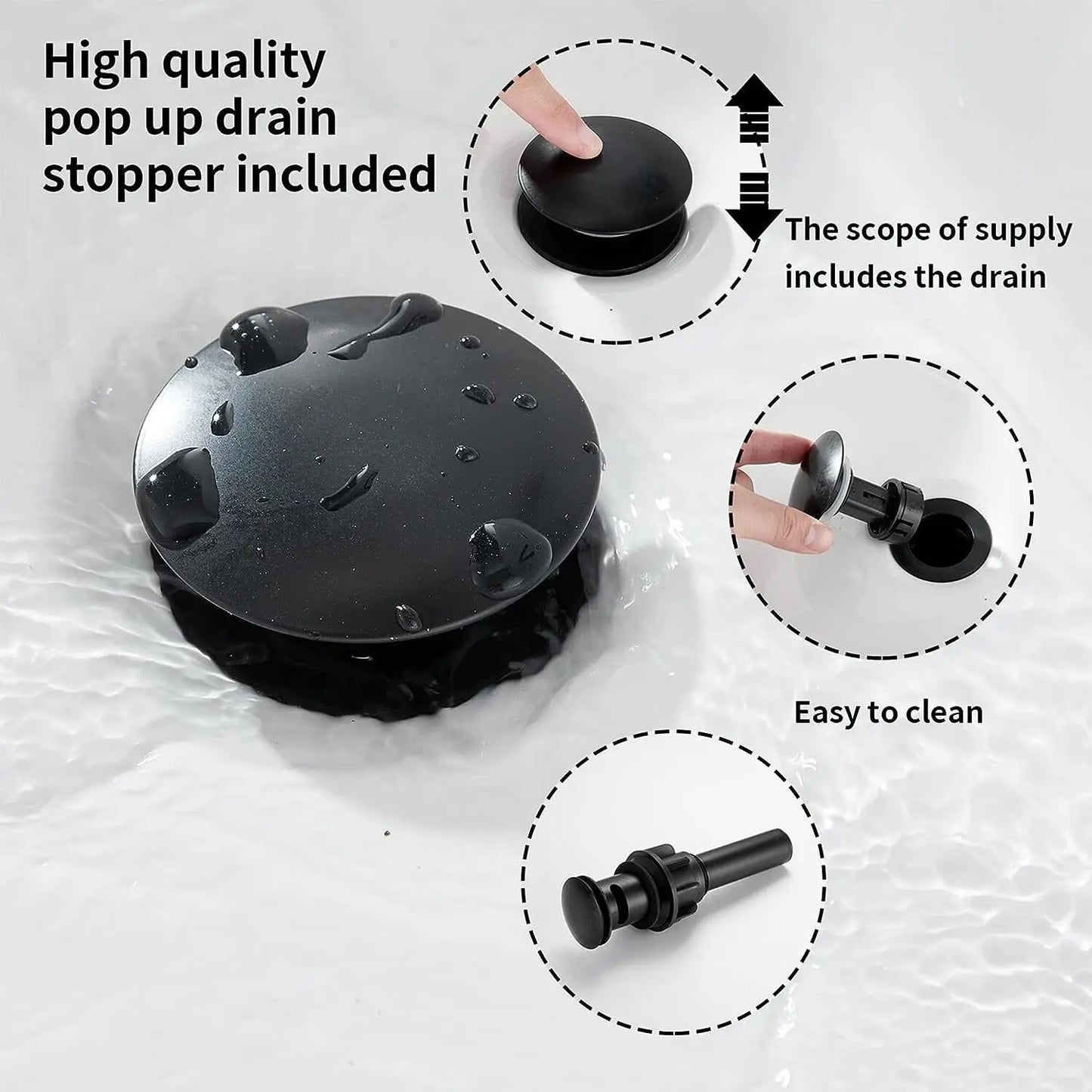 Oil Rubbed Bronze Waterfall Bathroom Faucet Single Handle Lavatory Mixer