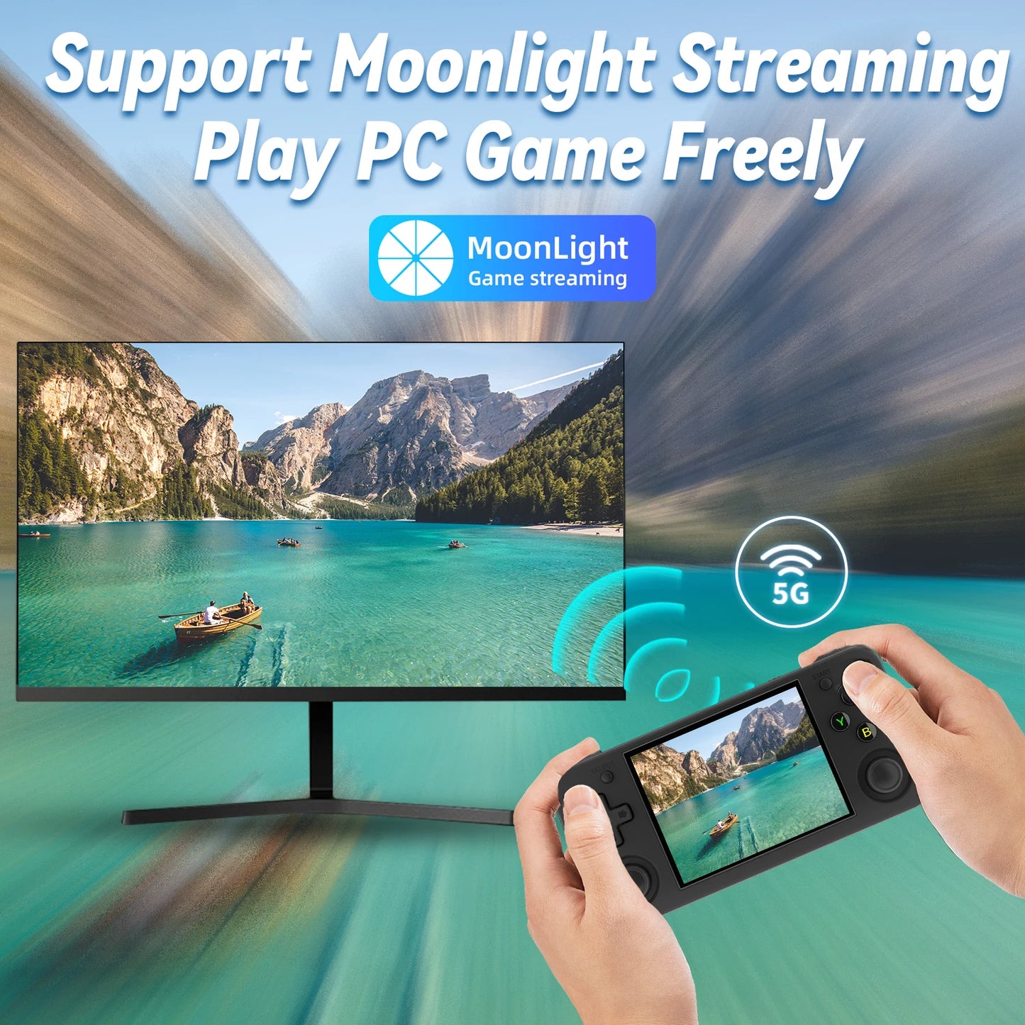 ANBERNIC RG35XX H Hand-held Consoles For Playing Video Games 3.5-inch IPS 640*480 Screen Retro Game Player 3300 mAh Battery