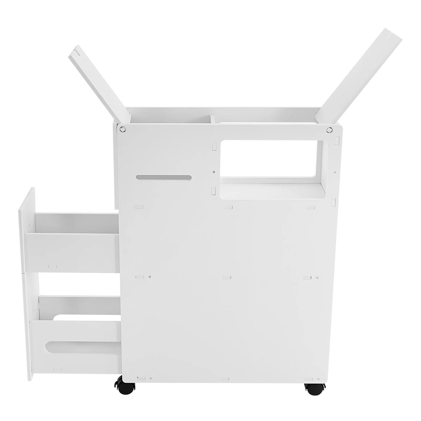 Bathroom Narrow Floor Storage Cabinet With Drawers 50Kg Load Bearing