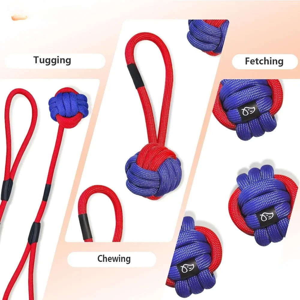 Rope Dog Toys for Small and Medium Dogs Dog Toys for Aggressive Chewers | Dog Tug of War Toy for Interaction and Teeth Cleaning