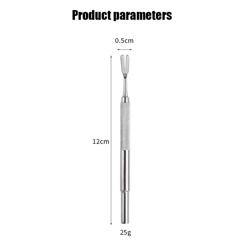 Pet Tick Removal Stainless Steel Tweezers Flea Remover Hook Rustproof Tick Puller Mite Flea Extractor Pet Grooming Supplies