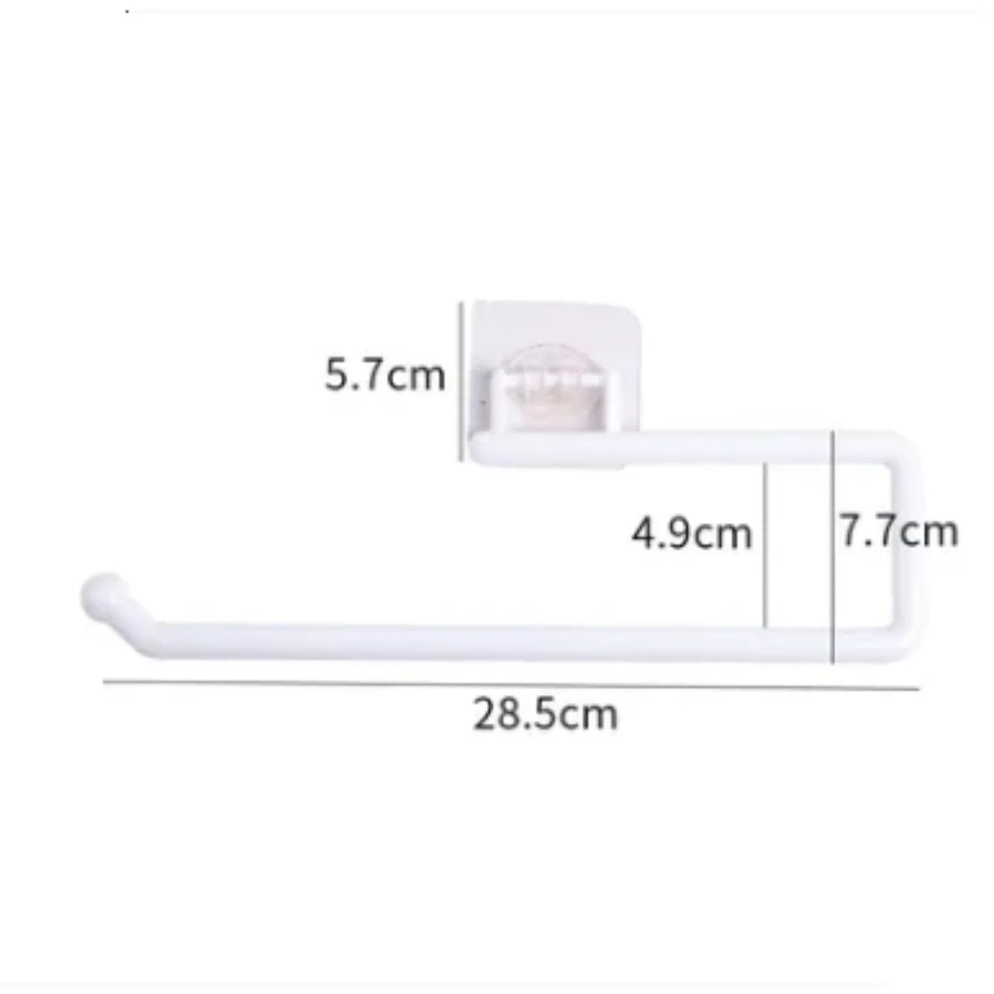 Kitchen Tissue Holder Hanging Toilet Roll Paper Holder Kitchen Paper Towel Rack Bathroom Cabinet Door Hook Holder Organizer