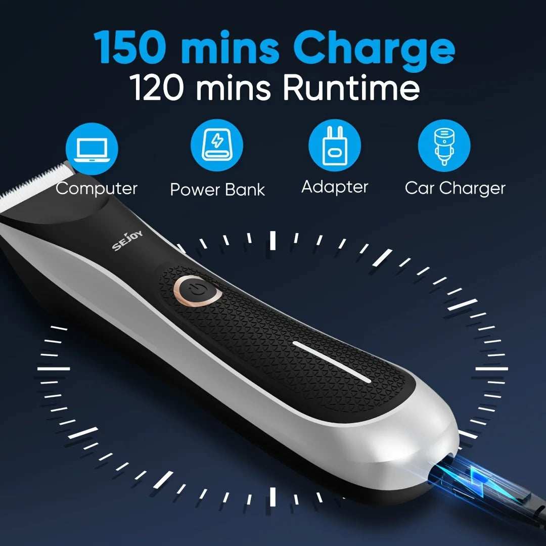 Sejoy Dog Cat Pet Hair Clippers Hair Trimmer Cat Shaver Hair Cutting Machine Puppy Grooming Haircut Low Noice