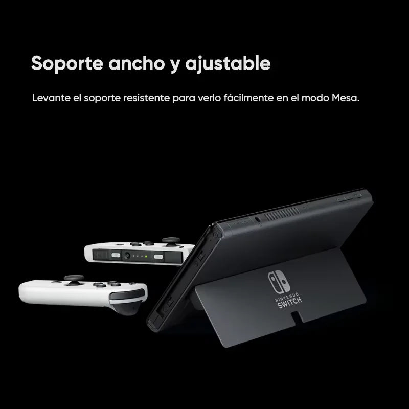 Nintendo Switch OLED Model Video Game Console with White Joy-Con 7 Inch OLED Screen Adjustable Console TV Tabletop Handheld Mode