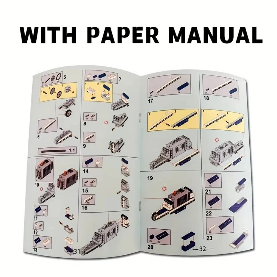 9686 Technical Parts Multi Technology Programming Educational School Students Learn Building Blocks Power Function Set Kids Gift