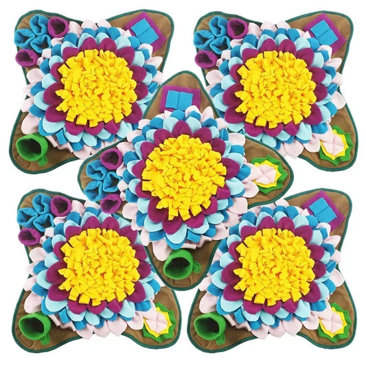 Dogs Snuffle Mat Pet Leak Food Anti Choking Mat Cat Dog Training Blanket Nose Work Toy Pet Slowing Feeding Intelligence Mat