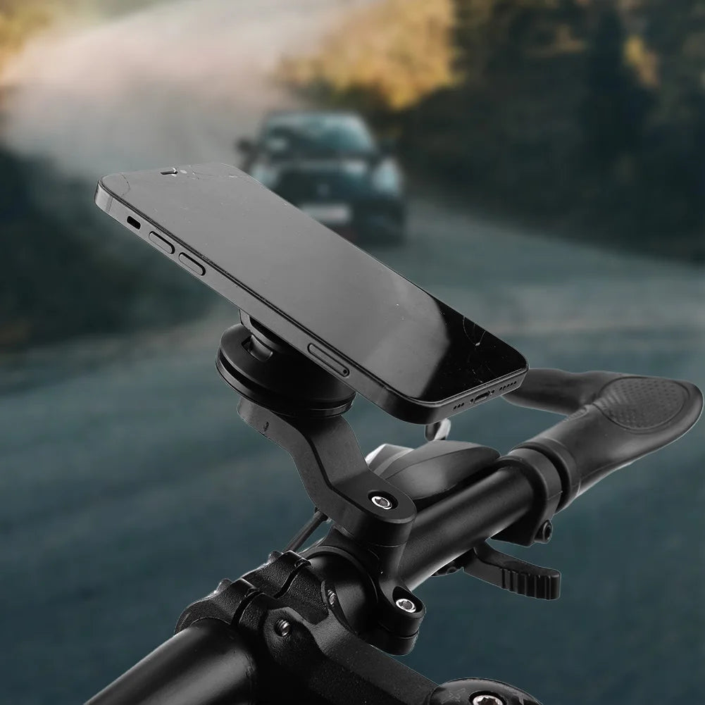 Quad Lock Motorcycle Bike Phone Holder Stand Bicycle Phone Holder Bike Holder 360° Rotatable Navigation Support Security Bracket