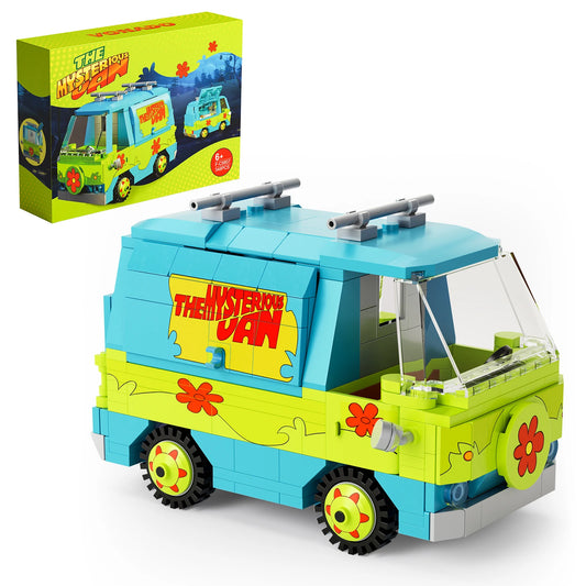 320 Pcs Mystery Machine Scooby Doo Van Building Block Kit For Kids Lego Compatible ABS Plastic
