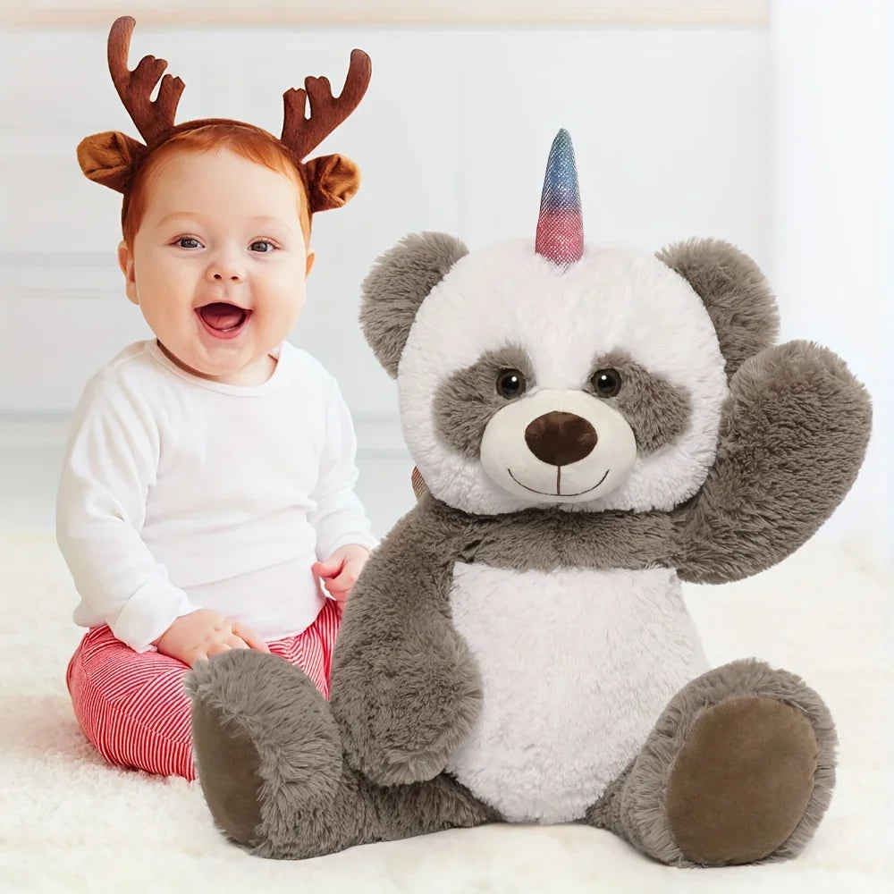 MaoGoLan Toys Studio Pandacorn Stuffed Animal Cute Panda Unicorn Plush Toy for Boys Girls (Pandacorn)
