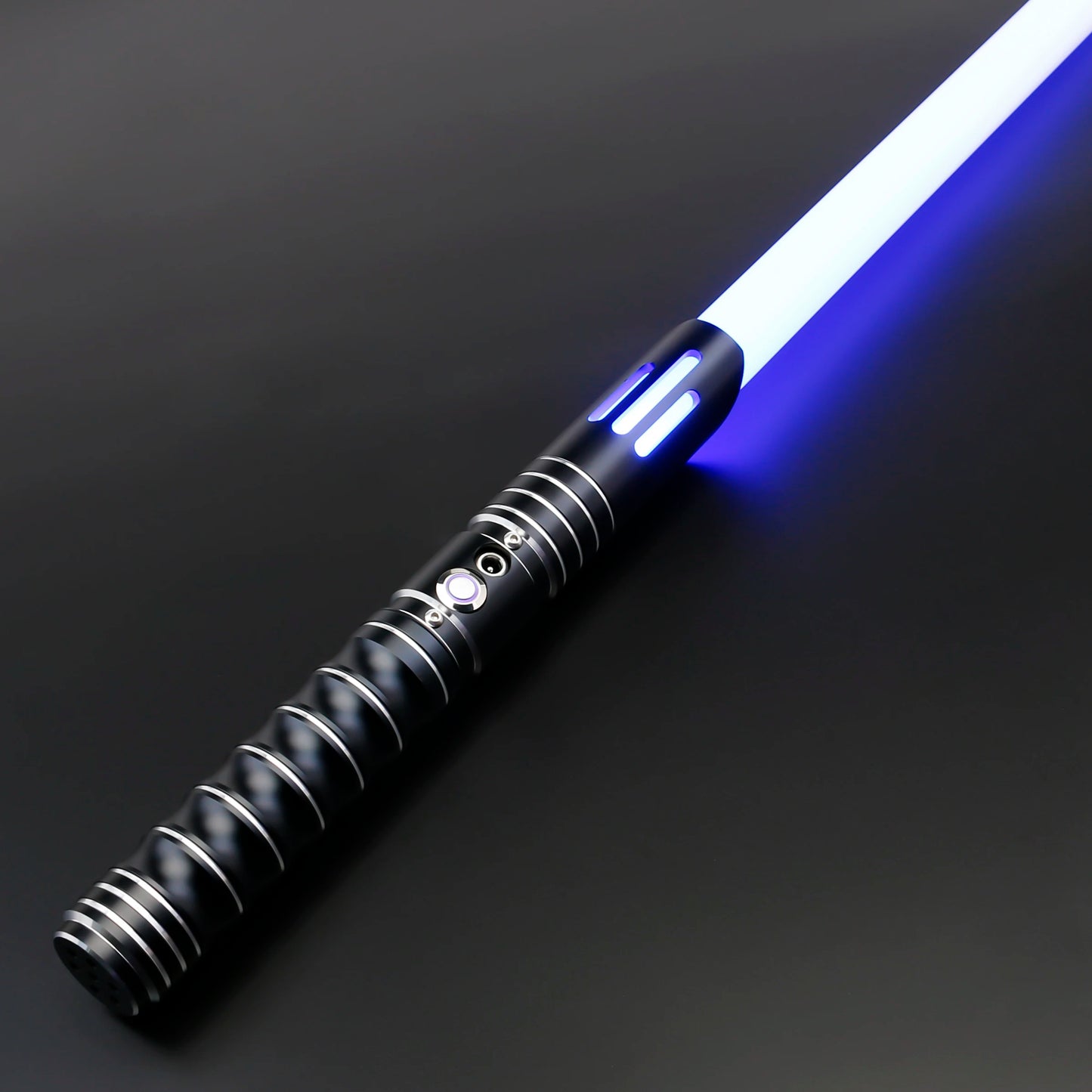 TXQSABER Lightsaber Heavy Dueling RGB Color Changing Metal Hilt Smooth Swing Blaster May 4th Cosplay Jedi Laser Sword Toys Kid