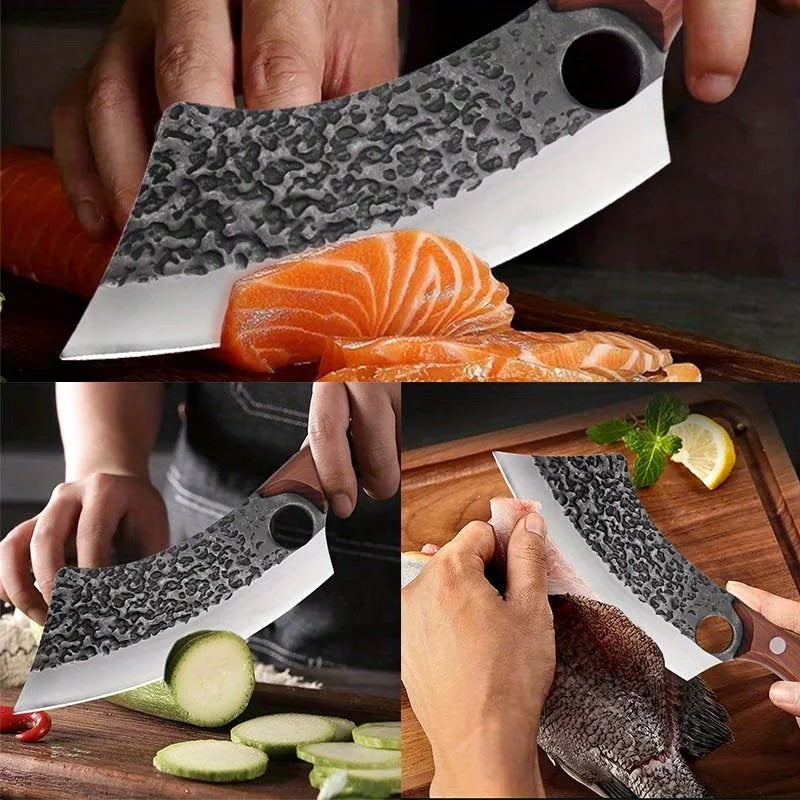1-7 Piece Professional Kitchen Knife Set Chef Sashimi Boning Cleaver Utility