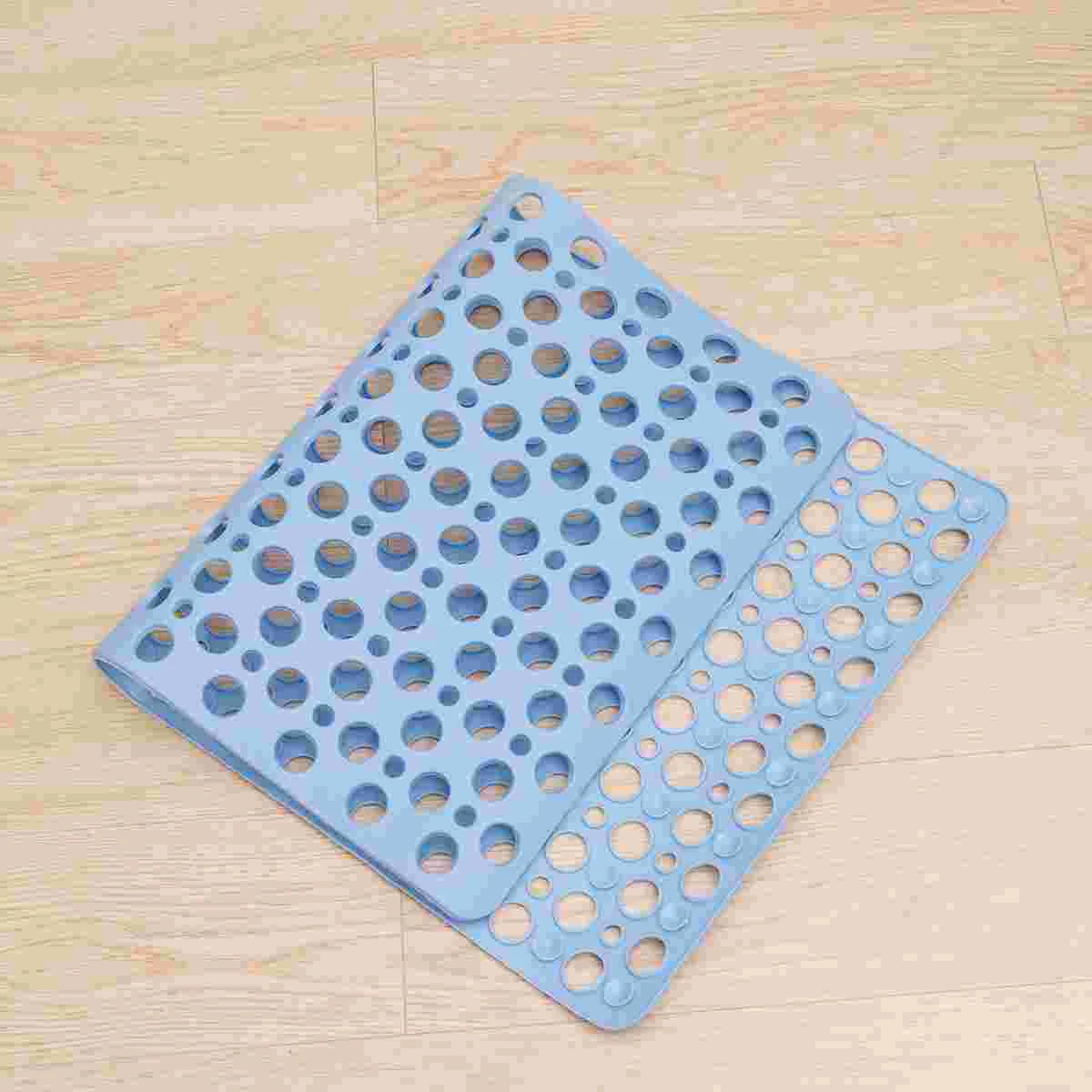 Suction Cup Shower Mat Bath for Tub Non Slip Floor Bathing Bathroom Foot Pad Take