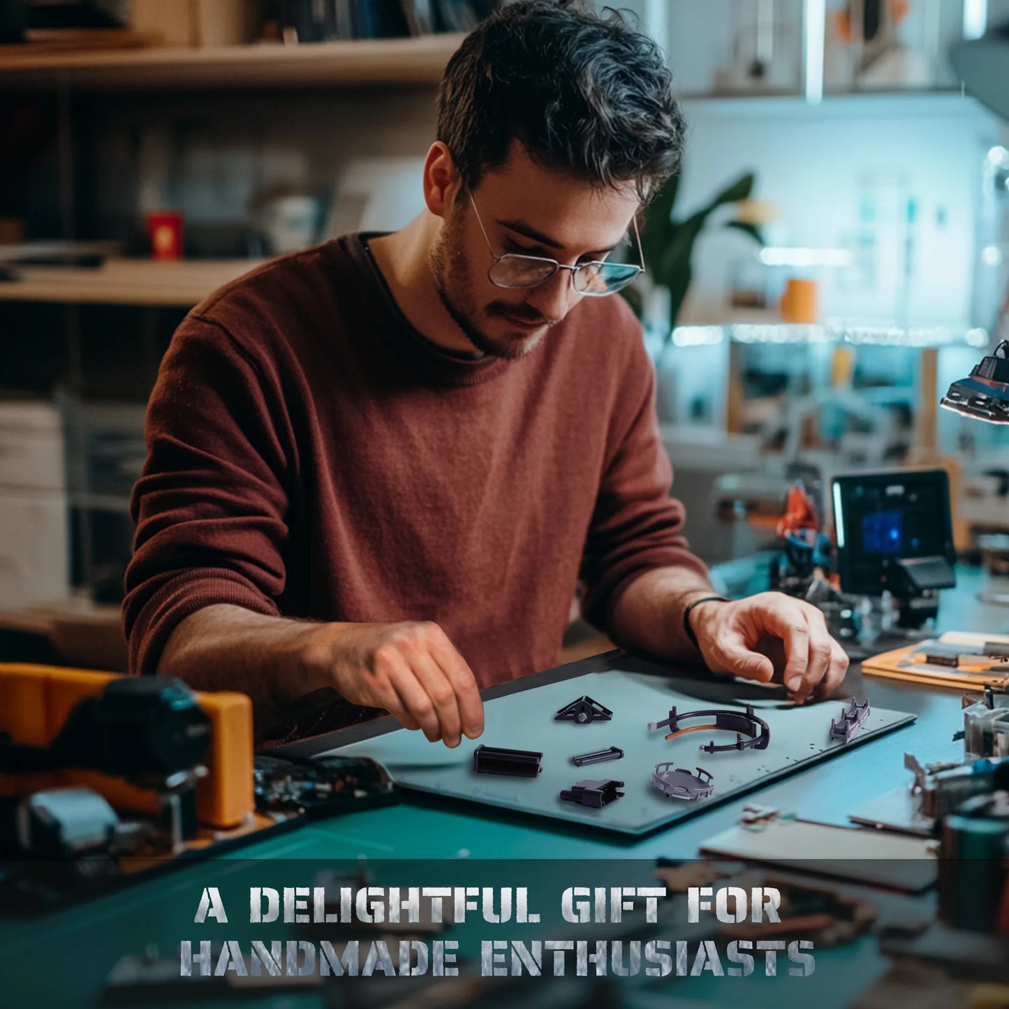 Robotime Rokr The Last City -Futuristic Marble Run Cyberpunk Gift for Men 3D Puzzle Model Gaming Decoration Automatic