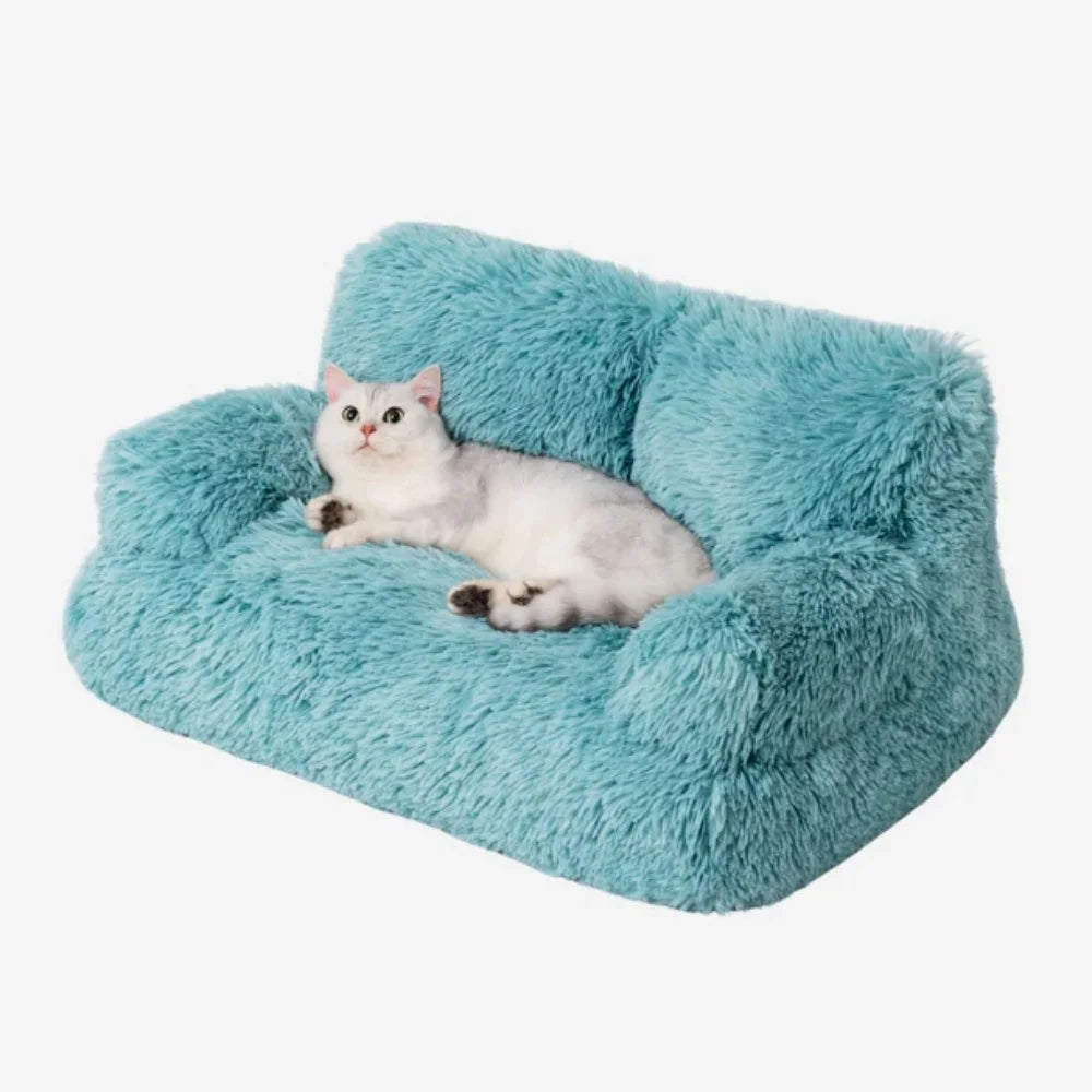 Mewoofun Dog Couch Small Dog Bed with Removable Washable Cute Cat Couch for PetsCat Beds for Indoor Cats with Anti-Slip Bottom