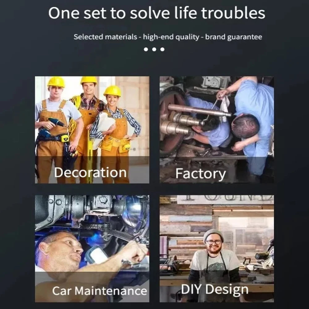 21V Cordless Impact Drill Driver Set Charger Included Electric Screwdriver Tool Kit 3 Variable Speeds 25+1 Torque Settings