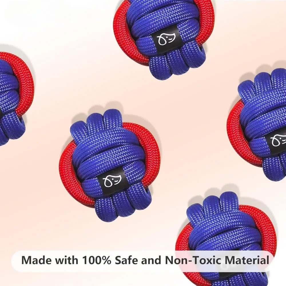 Rope Dog Toys for Small and Medium Dogs Dog Toys for Aggressive Chewers | Dog Tug of War Toy for Interaction and Teeth Cleaning