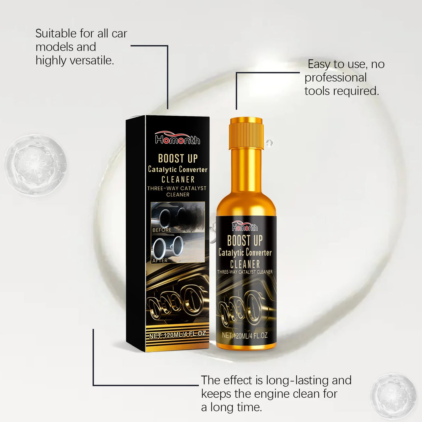 Car Engine Catalyst Converter Cleaners Automobile Engine To Accessories Cleaning Tool Accelerators Easy Clean CSV Catalysts P6D9