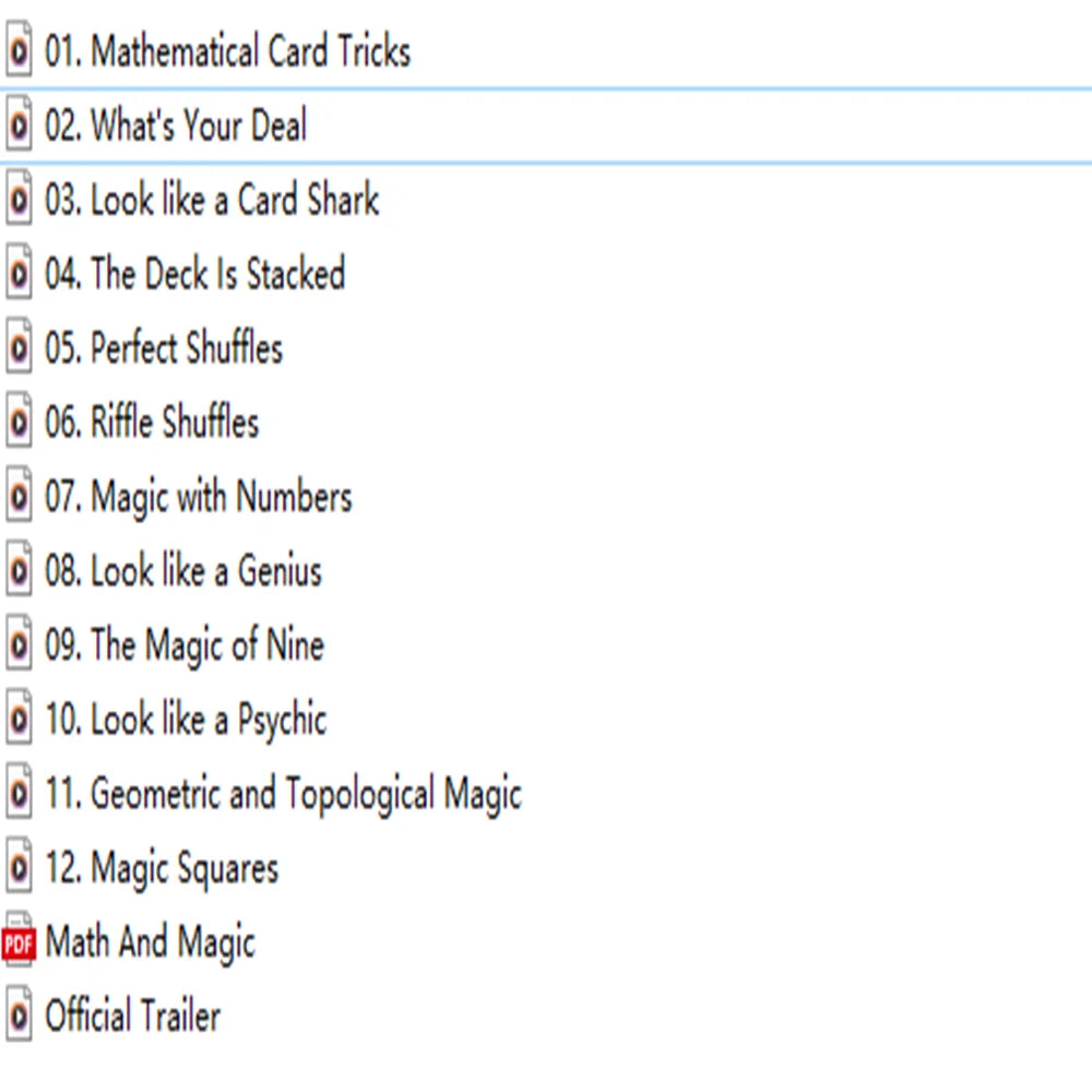 Math And Magic By Arthur T. Benjamin - Magic Tricks