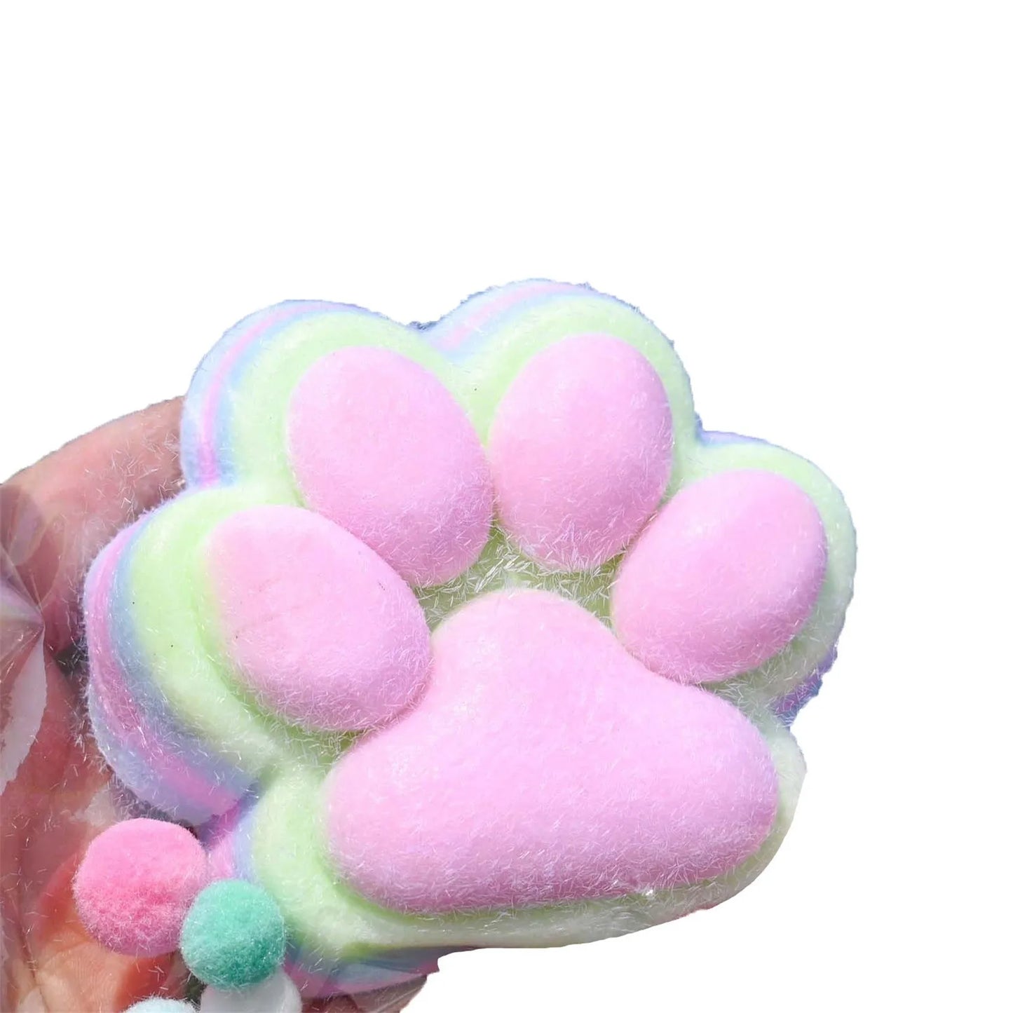 Transparent Large Squish Cat Foot Antistress Taba Big Cat Paw Anti-Stress Relief Toys for Kid Girl Fidget Soft Pinch Sensory Toy