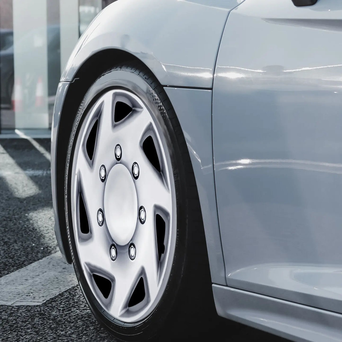 4 NEW For 99-18 Ford Econoline E250 E350 E450 Hubcap Silver Van Full Wheel Cover