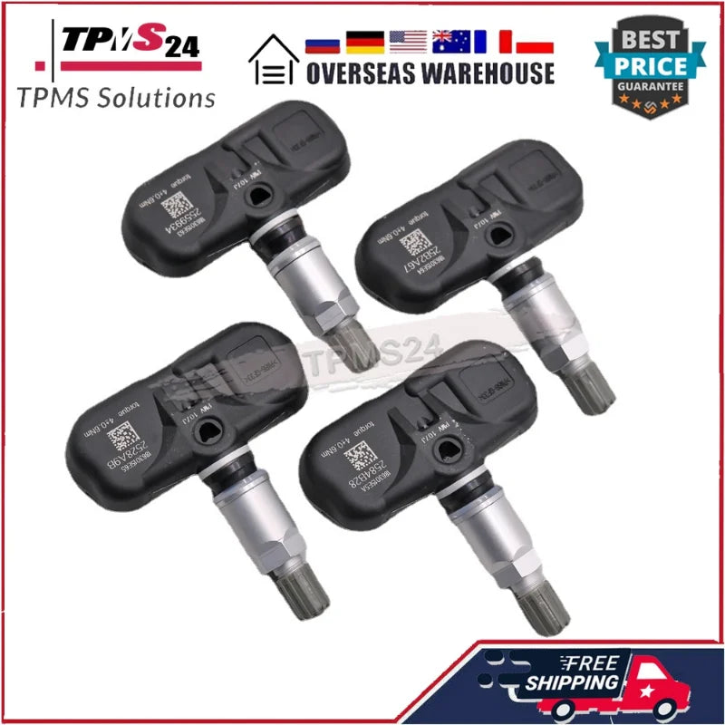 4x For Toyota 4runner Corolla Highlander Matrix Prius Rav4 Yaris 315MHz Tyre Pressure Sensor PMV-107J 42607-06011 42607-33011